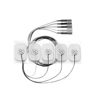 Adult Disposable Radiolucent Electrode 5 lead set AAMI