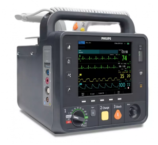 HeartStart Intrepid Defibrillator +SpO2+NIBP+EtCO2+Temp+Pacing+QCPR+ECG12Leads