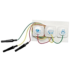 Preattached Metallic Leadwire Electrode Square